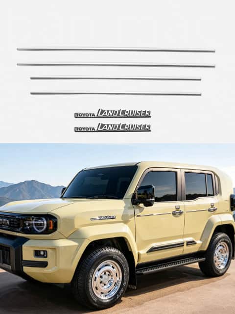 đồ chơi land cruiser fj, phụ kiện land cruiser fj, Bộ ốp viền cửa xe land cruiser fj, ốp viền fj, nẹp viền fj, nẹp viền th&acirc;n xe fj, bộ nẹp viền cửa xe land cruiser fj, bộ nẹp viền cửa xe